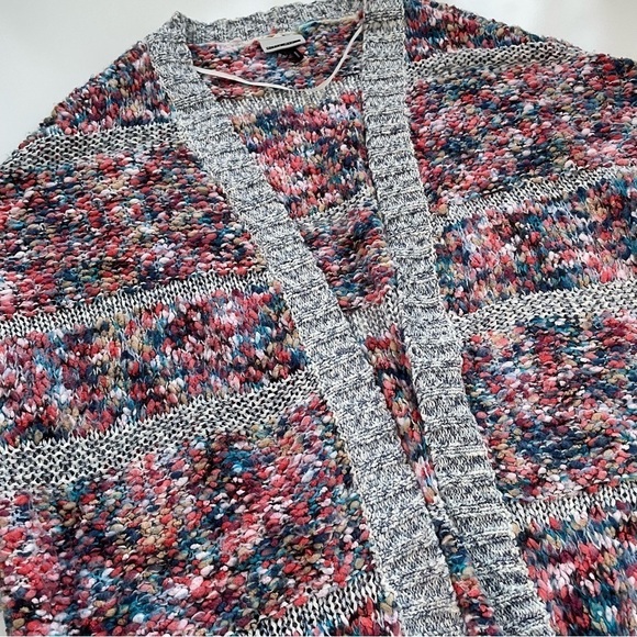 Anthropologie Noisy May Rainbow Multicolor Knitted Cardigan Size Small - Picture 4 of 10